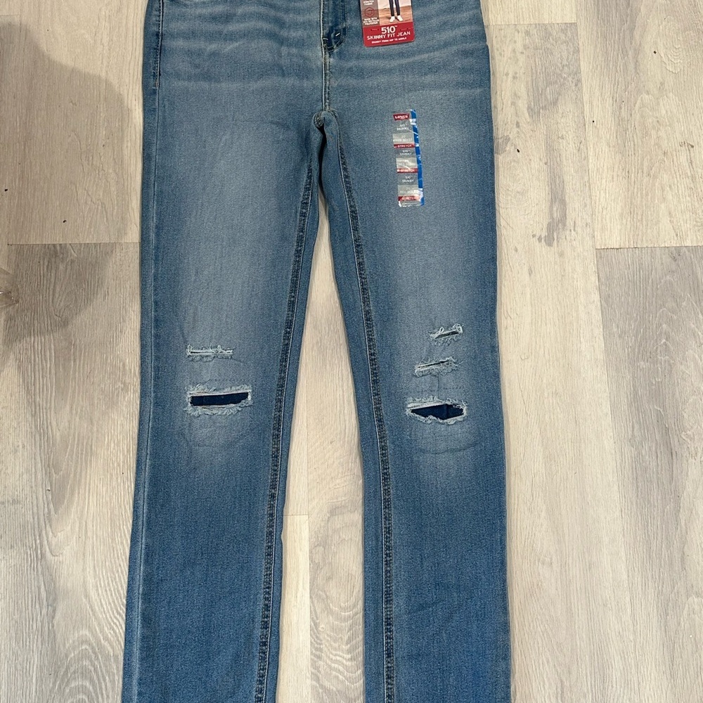 Levi's Light Blue 510 Skinny Fit Jeans